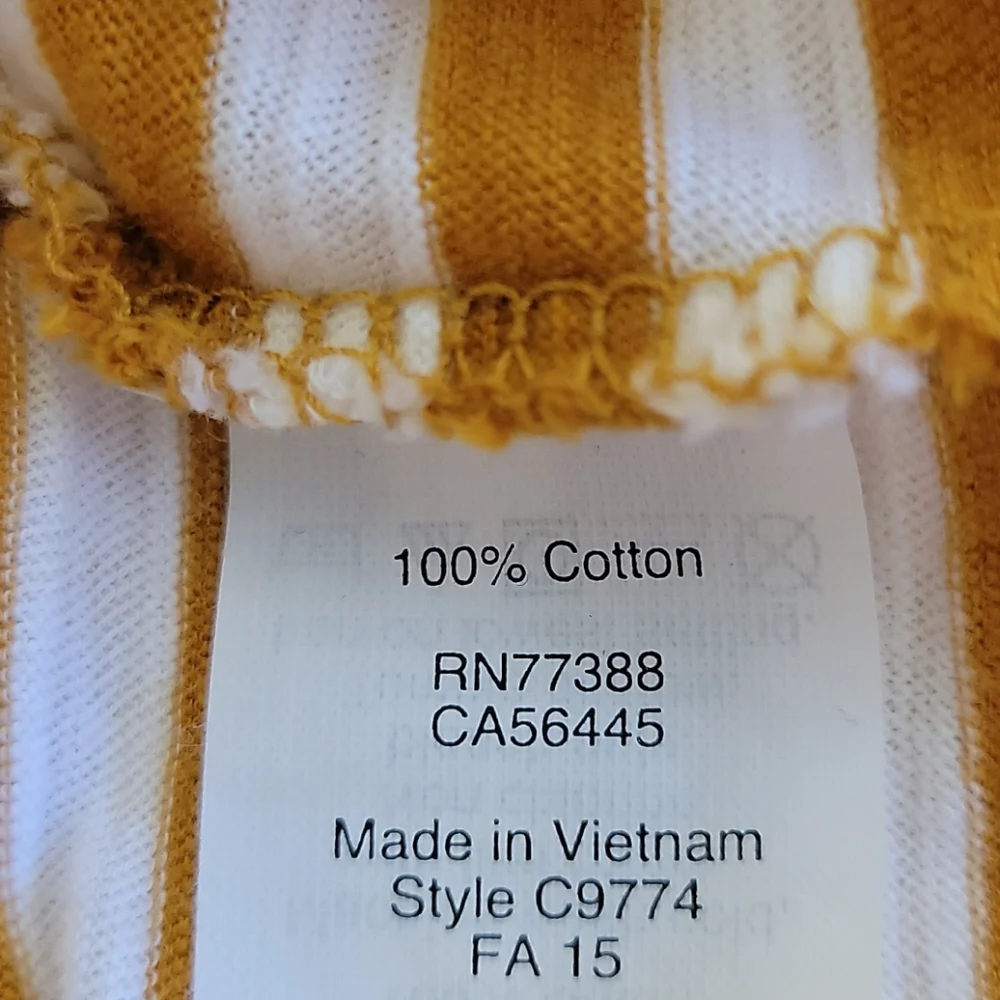 J Crew Striped Shirt, Size Small